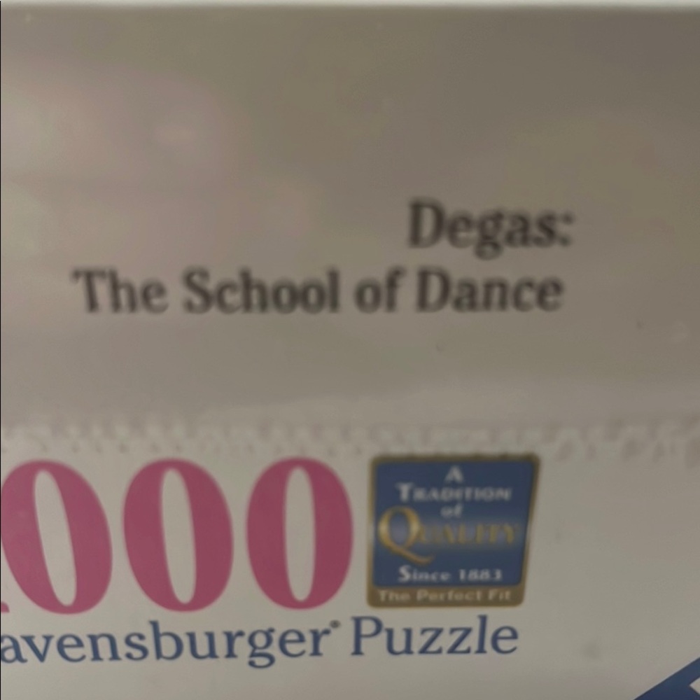 Ravensburger 1000 Piece Puzzle The School of Dance NEW , wrapped  in plastic - Picture 4 of 5